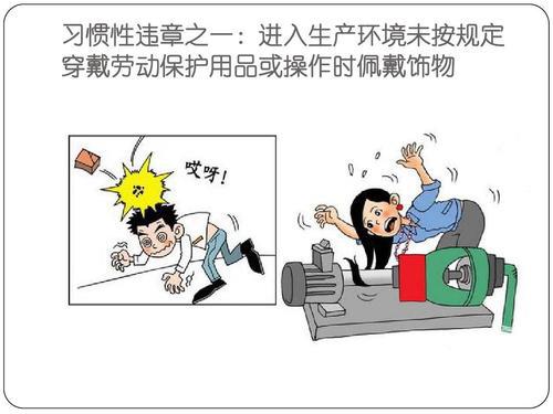 違章操作危險(xiǎn)多，勞動(dòng)保護(hù)用品不可少